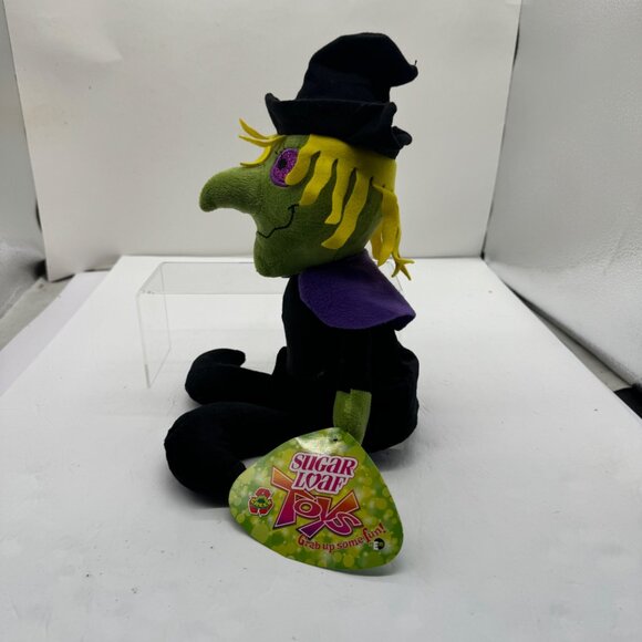 Sugar Loaf Toys Green Witch Plush Stuffed Doll 10" Cute Halloween 2015 - Picture 3 of 9